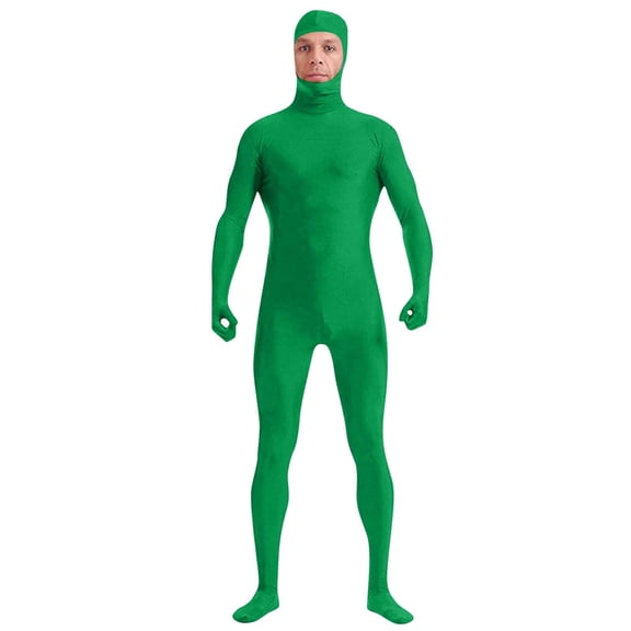 Aueoeo Men's and Women's Jumpsuit Solid Color Dance Long Sleeve Hoodies Stage Performance Outfit