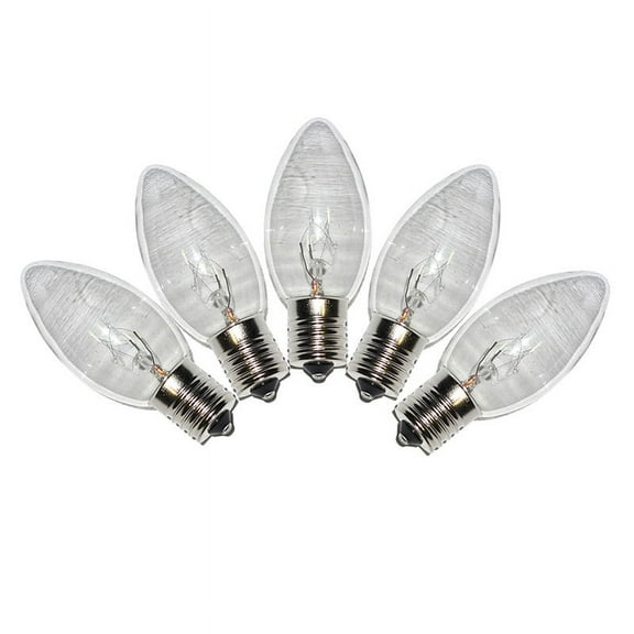 BULB TRANSP C9 CLR (Pack of 1)