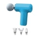 thumbnail image 1 of Pistola de Masaje Muscular Mini, Portátil y Recargable, Azul, Velocidad Ajustable, 4 Cabezales para, 1 of 6