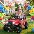 thumbnail image 4 of East doll 12V Ride on Toys for Toddlers, Electric Car for Kids, Kids Car with Remote Control, Bluetooth, Music, 3 Speeds for Kids Gifts, Red, 4 of 8