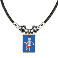 thumbnail image 1 of collar a mano colgante de cuerda de cuero Unbranded M, 1 of 3