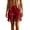 Red*, variant on RUTAYY Women's Shorts Solid Color Bodycon Fringe Straight Leg Elastic Bottom with Tassel Comfortable Casual Party Wear Fashion Beach Shorts