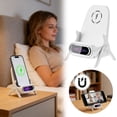 thumbnail image 1 of Mini Wireless Fast Multifunctional Phone Holder Wireless Fast Phone Holder With Three In One Phone Charging Desktop Holder, 1 of 6