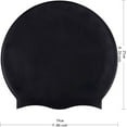 thumbnail image 3 of Unisex Extra Large Silicone Swimming Cap, Heavy Duty Waterproof Swim Hat for Very Long Thick Curly Hair Dreadlocks and Braids Keeps Hair Dry and Secure, 3 of 7