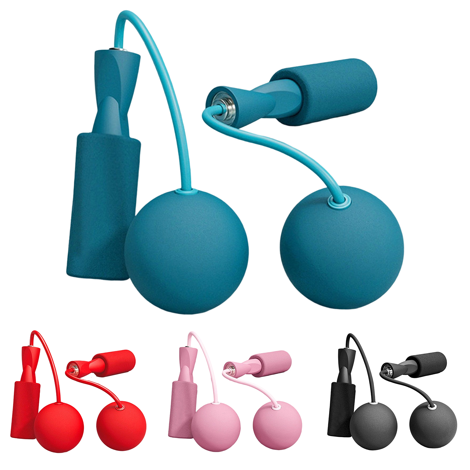 SunSunrise Jump Rope Adjustable Space Saving Dampresistant Ball