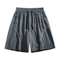 thumbnail image 2 of Aimik Men's Running Shorts Zippered Pockets Lightweight Quick-Dry Summer Sports Shorts for Gym Workout Outdoor Fitness, 2 of 6