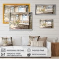 thumbnail image 4 of Designart "Bathtub Bliss With A View Of Brooklyn Bridge I" Bathroom Floral Canvas Wall Art, 4 of 5