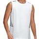 thumbnail image 1 of Camiseta deportiva sin mangas de seda helada para hombre - Camiseta holgada para correr y hacer gimnasia, 1 of 4