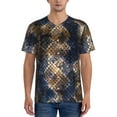 thumbnail image 4 of Haiem Hip Hop Hipster Baseball Jersey Button Down Shirts Sports Uniforms Men Women Jersey(Watercolor Snake Skin,Medium), 4 of 9