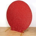 thumbnail image 2 of Efavormart 7.5ft Red 2-Sided Spandex Fit Round Wedding Arch Backdrop Cover, 2 of 11