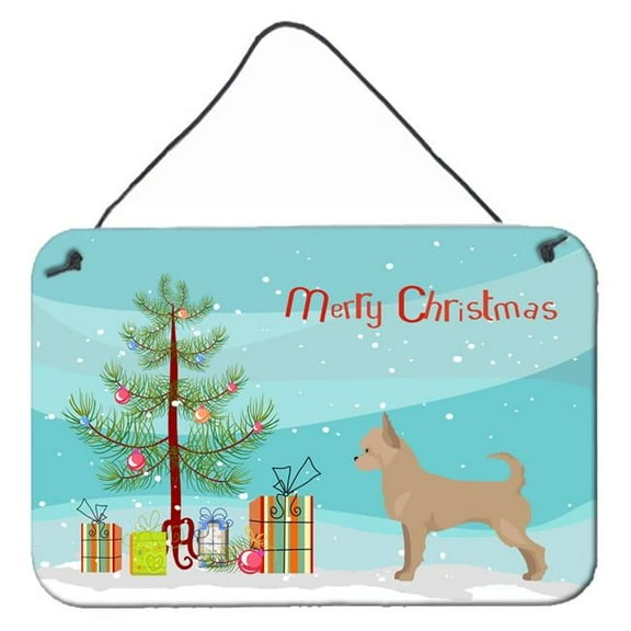 Tan Chorkie Christmas Tree Wall or Door Hanging Prints