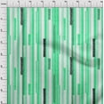 thumbnail image 3 of oneOone Cotton Cambric Green Fabric Stripes Sewing Craft Projects Fabric Prints By Yard 56 Inch Wide-842, 3 of 4