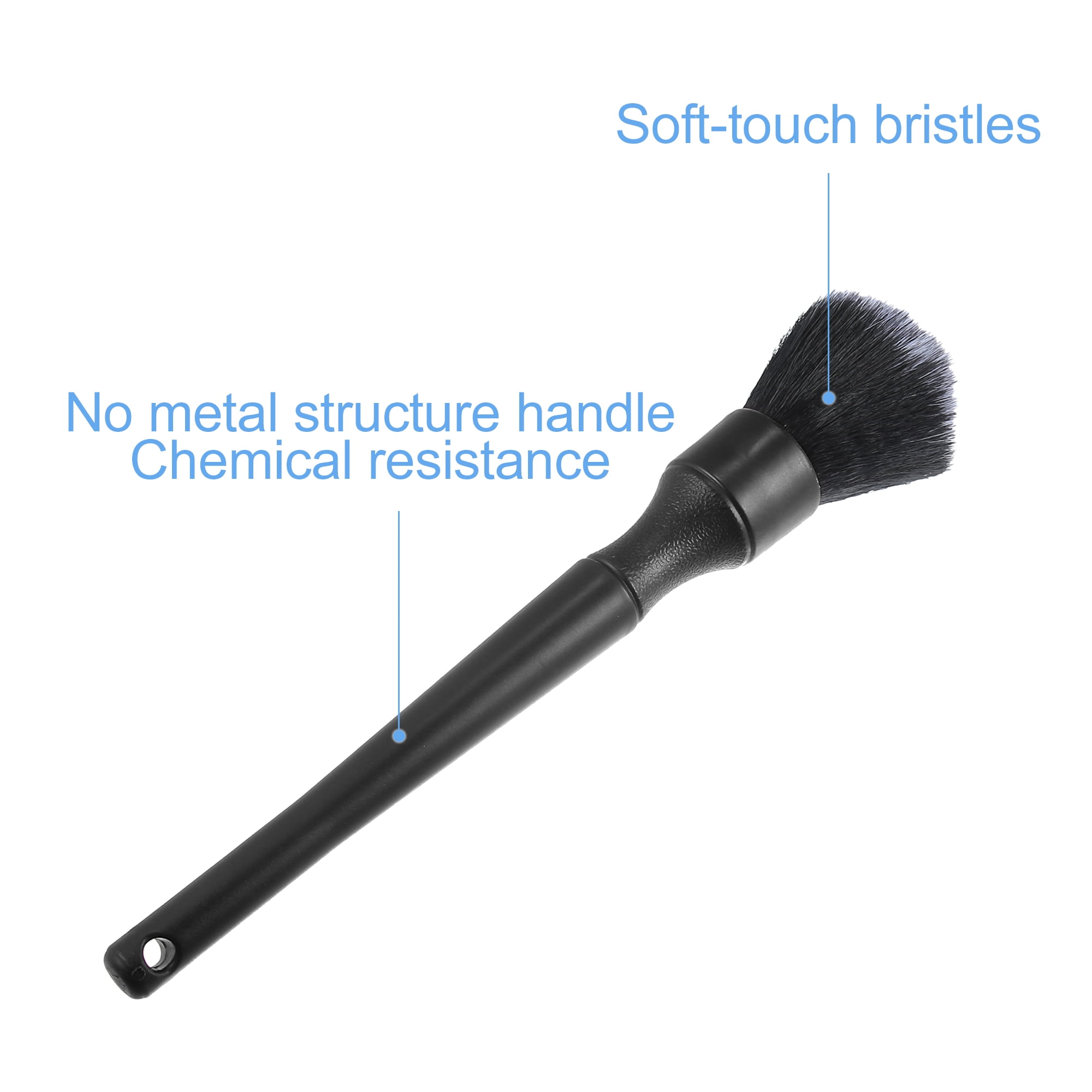 Unique Bargains Car Detailing Bristles PBT No Scratch Cleaning Brush 230mm Black