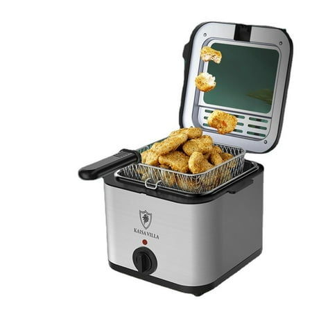

Toyella Visual Multifunctional Electric Air Fryer Skewer French Fries Machine Silver EU