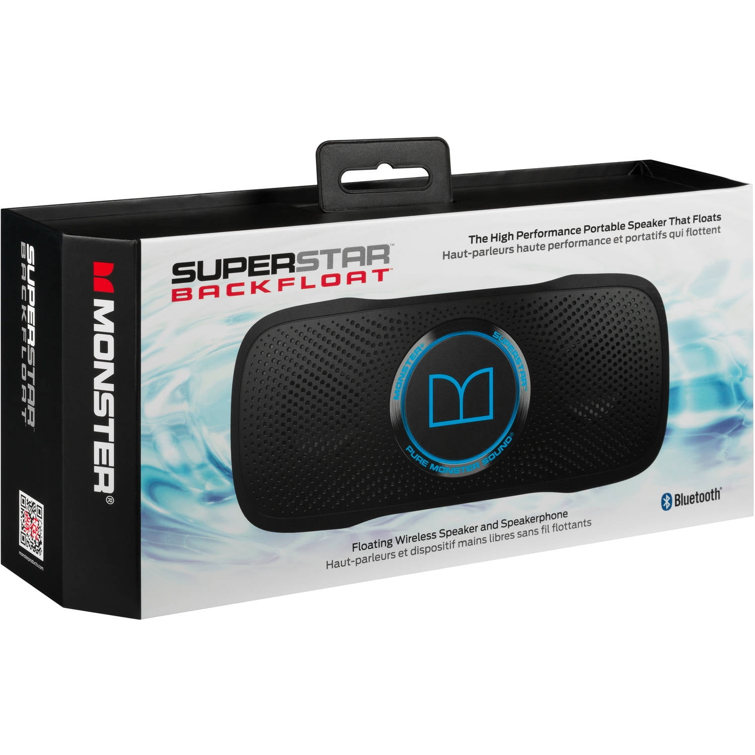 Monster SuperStar BackFloat High-Definition Bluetooth Speaker， Neon Blue - Walmart.com