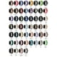 thumbnail image 2 of Trenza de nailon adecuada para apple iwatch456789 apple ultra2 hebilla deslizante elástica fabricante de correas de reloj s9, 2 of 2