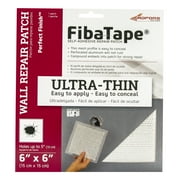 Saint-Gobain ADFORS FibaTape Perfect Finish 6 in. x 6 in. Self-Adhesive Wall Repair Patch, White