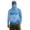 Ocean Water Fish, variant on Bulopur Men’s Fishing Sun Hoodie with Mask, UPF 50 UV Protection Long Sleeve Shirt, Lightweight Quick Dry Top with Teal to Navy Gradient Print for Boating, Hiking and Travel