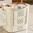 thumbnail image 6 of Folding Laundry Basket, Large Capacity Dirty Clothes Hamper with Handles, Collapsible Storage Organizer for Bathroom and Home Use, 6 of 7