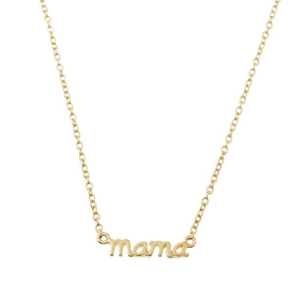 Collar del Día de la Madre, joyería para festivales, celebraciones del Día de San Valentín, esposa Oro