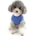 thumbnail image 6 of Pet clothes Dog spring and summerrrr clothes Pet breathable and comfortable striped clothes, 6 of 6