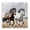 Wild Run Horses Field, variant on Stupell Industries Rustic Lodge Trotting Mountain Stallions Canvas Art, 17 x 17, by Noah Bay