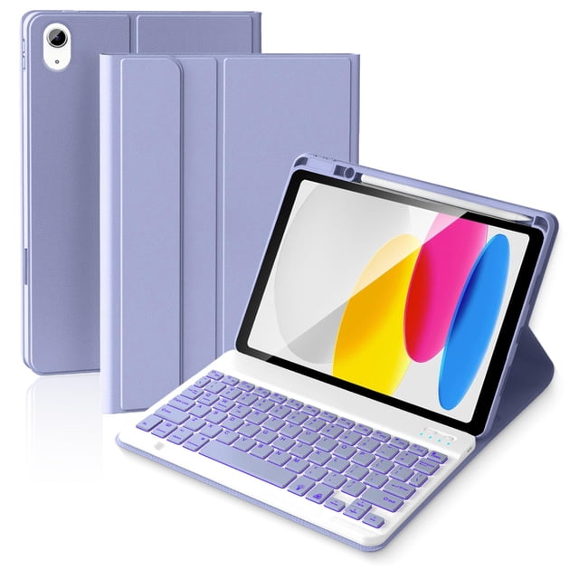 Funda con Teclado ABEIFAN para iPad 11ª/10ª Generación 11/10.9 pulgadas