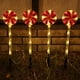 thumbnail image 5 of Fiudx Luces Solares Navideñas Tipo Piruleta, Decoraciones Led Impermeables, 44 Luces Blancas Cálidas, Energía Solar, Decoración para Exteriores, Pasarelas, Fiestas, Paquete de 4, 14.5 Pulgadas, 5 of 6
