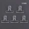 thumbnail image 1 of Mosiee Fly Tying Clip Transparent Fishing Accessories Dubbing Hackle Holding Tool Plastic Stacker Feather Bender Clips, 1 of 2
