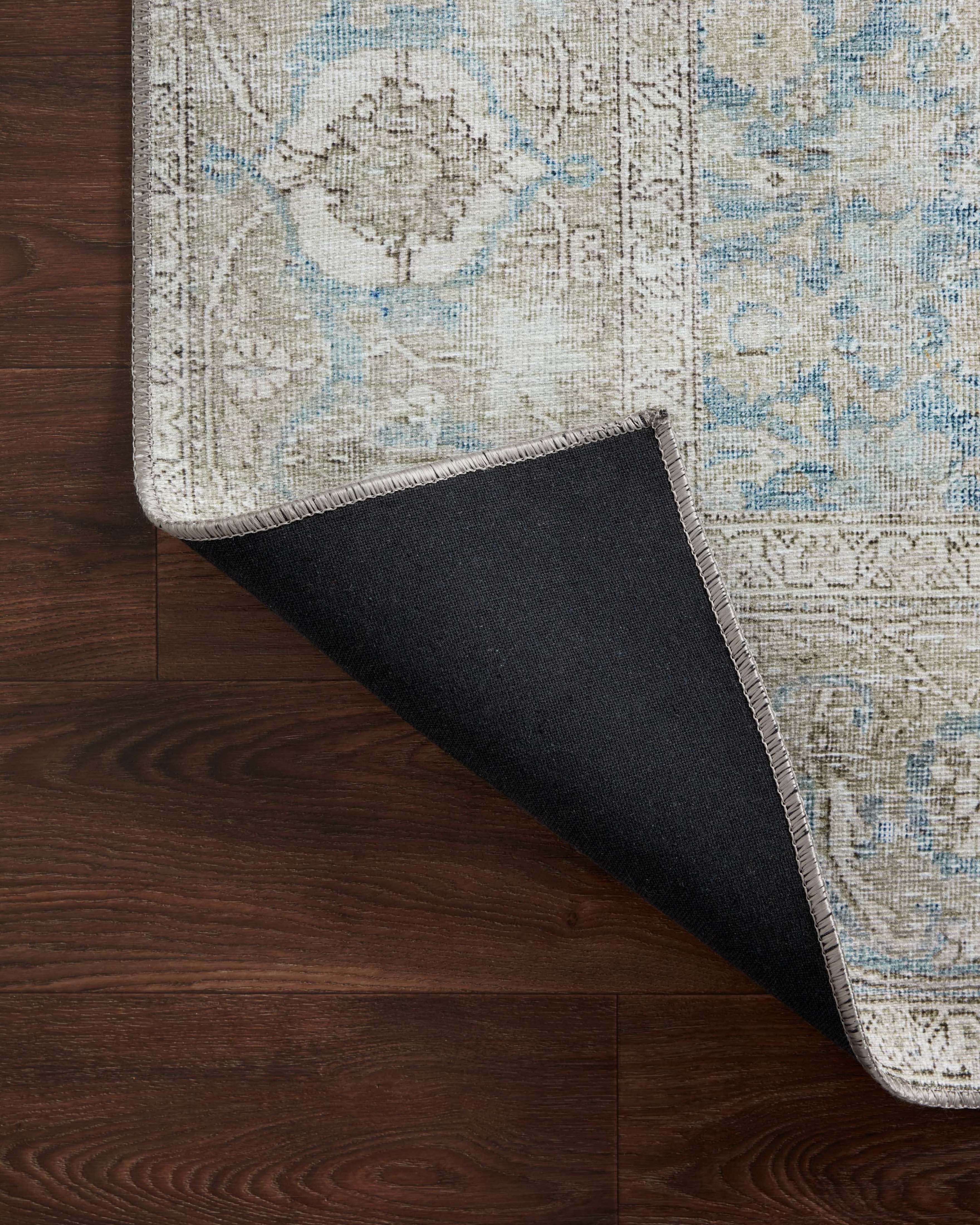 Loloi Wynter WYN-10 Ocean / Silver Oriental Area Rug 7'-6" x 9'-6"