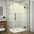 thumbnail image 6 of AstonGlobal SEN992-SS-4034-10 Avalux 40 x 34 x 72 in. Completely Frameless Shower Enclosure with Glass Shelves in Stainless Steel, 6 of 7