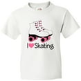 thumbnail image 3 of Inktastic Girls I Heart Skating Youth T-Shirt, 3 of 5