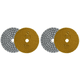 thumbnail image 1 of 2 Piezas Disco Pulido 100 Mm Diámetro Disco Pulido Piedra Pulido Granito Recorte Borde Losa Baldosas Cerámica Disco Pulido Autoadhesivo Renovación Pulido (malla 150), 1 of 5