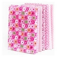 thumbnail image 1 of pitrice 7 Pieces Cotton Fabric Floral Print Multi-colored Sewing*Quilting Mixed Style Cloth Plain Weave Patchwork Home Supplies Set Pink, 1 of 8