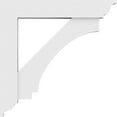 thumbnail image 3 of 3"W X 20"D X 20"H Standard Imperial Architectural Grade Pvc Bracket With Traditional Ends, 3 of 8