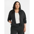 thumbnail image 3 of Athletic Works Women's Premium Fleece Active Jacket, Midweight, Sizes XS-4X, 3 of 7