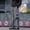 A_ Gray, variant on Men's Solid Wide Leg Cargo Pants, Elastic Drawstring Waist, Large Cargo Pockets, Loose Fit Streetwear Trousers Black M