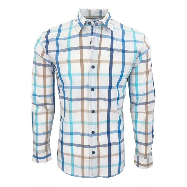 Camisas Slim-fit Manga Larga A Cuadros Hombre Bazzotto