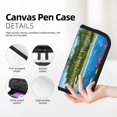 thumbnail image 2 of Fotbe Island And Coral Reef Pattern Pencil Case,Canvas Pen Case, Multi- Slot Pencil Pouch, Portable Pencil Bag, Pen Case for& Office, Makeup Bag ,Zipper Pouch, 2 of 6