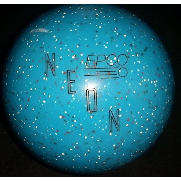 EPCO Neon Candlepin Bowling Ball- Neon Blue Single Ball (Size:4 1/2 inch- 2lbs. 6oz.;)