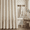 Beige, variant on Lipa Farmhouse Rustic Shower Curtain,Ruffled Linen Shower Curtain with metal hooks,Beige,72" x 72"