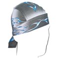 thumbnail image 4 of Zan Headgear Z354 Flydanna 100 % Coton Réservoir Flamme Bleu, 4 of 5