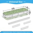 thumbnail image 3 of Plastic Pencil Box Large Capacity Pencil Boxes Clear Boxes with Snap-Tight Lid Stylish Office Supplies Storage Organizer Box Neon Green Leopard Print, 3 of 7