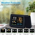 thumbnail image 3 of Projection Alarm Clock with Weather Station, Atomic Digital Alarm Clock with Projection on Ceiling,Indoor Outdoor Temperature Humidity Monitor Gauge,for Home Bedroom, 3 of 8