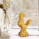 thumbnail image 1 of Escultura de pollo Tongina, estatua de resina de animal chino, estatua decorativa Feng Shui para oficina, inauguración de la casa, Año Nuevo, 5 x 4 x 9 cm, 1 of 8
