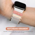 thumbnail image 4 of 2 juegos de correas decorativas, minianillos para reloj, compatibles con Apple Watch., 4 of 6