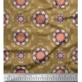 thumbnail image 1 of Soimoi Rayon Fabric Floral Mandala Print Fabric by The Yard 42 Inch Wide, 1 of 3