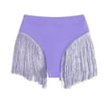 thumbnail image 3 of Aayomet Women's High Waisted Swim Shorts Swim Control Women Bottoms Ruched Drawstring Swimwears Tankinis Set (Purple, S), 3 of 5