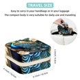 thumbnail image 5 of Peacock Travel Portable Square Jewelry Box Earring Necklace Bracelet Organizer Storage Display Case Holder Stand Box Display, 5 of 6