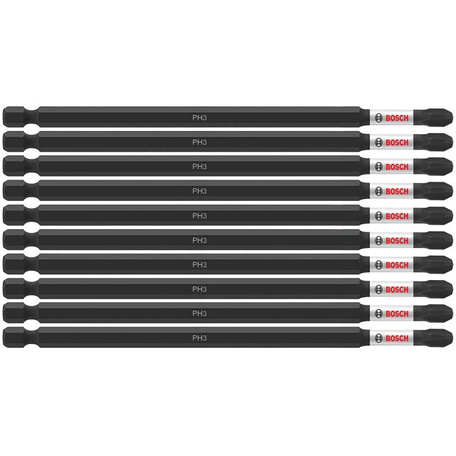Brocas eléctricas para atornillar BOSCH ITPH36B Phillips #3, 150 mm, paquete de 10